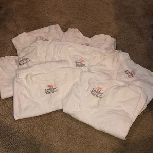 Six Pack of White Shirts